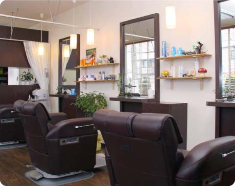 髪ようび 新潟市西区 床屋／店内１