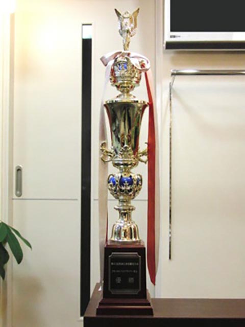 第４０回　港連合理容競技大会　優勝／クラシカルパック・ドライヤー仕上げ 